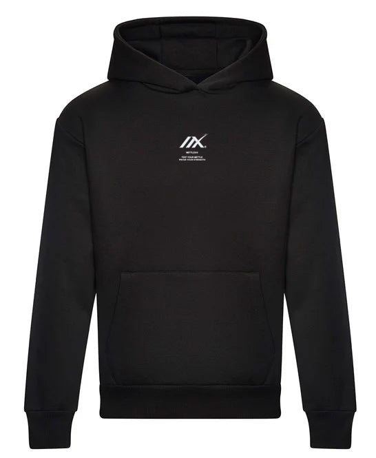 BLACK | OVERSIZED HEAVY HOOD | TEST YOUR METTLE