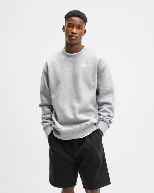 GREY HEATHER | SWEATSHIRT JUMPER | MX